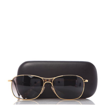 Louis Vuitton Metal Conspiration Pilote Aviator Sunglasses Z0251U Gold 8 of 8