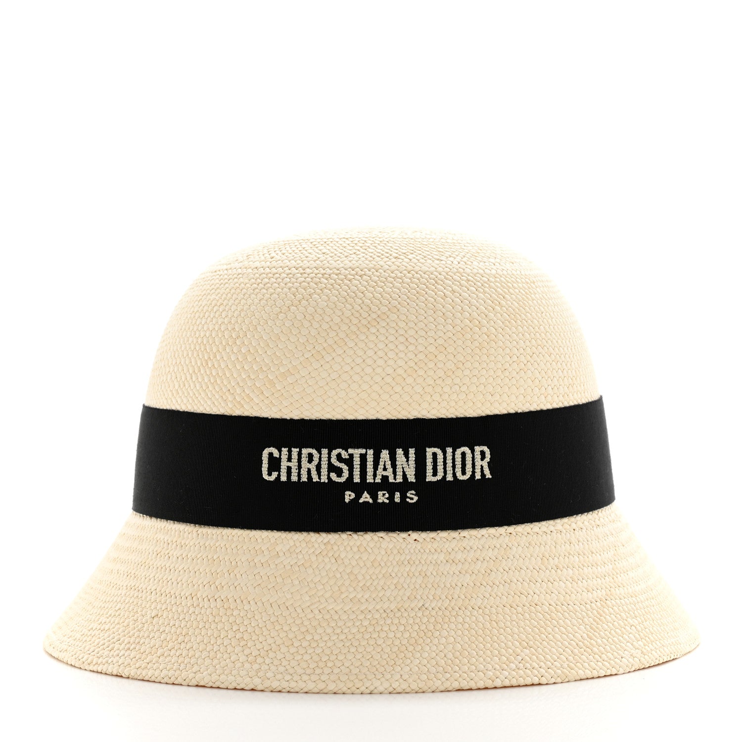 Christian Dior Straw D-Tulipe Brim Hat 3 of 10