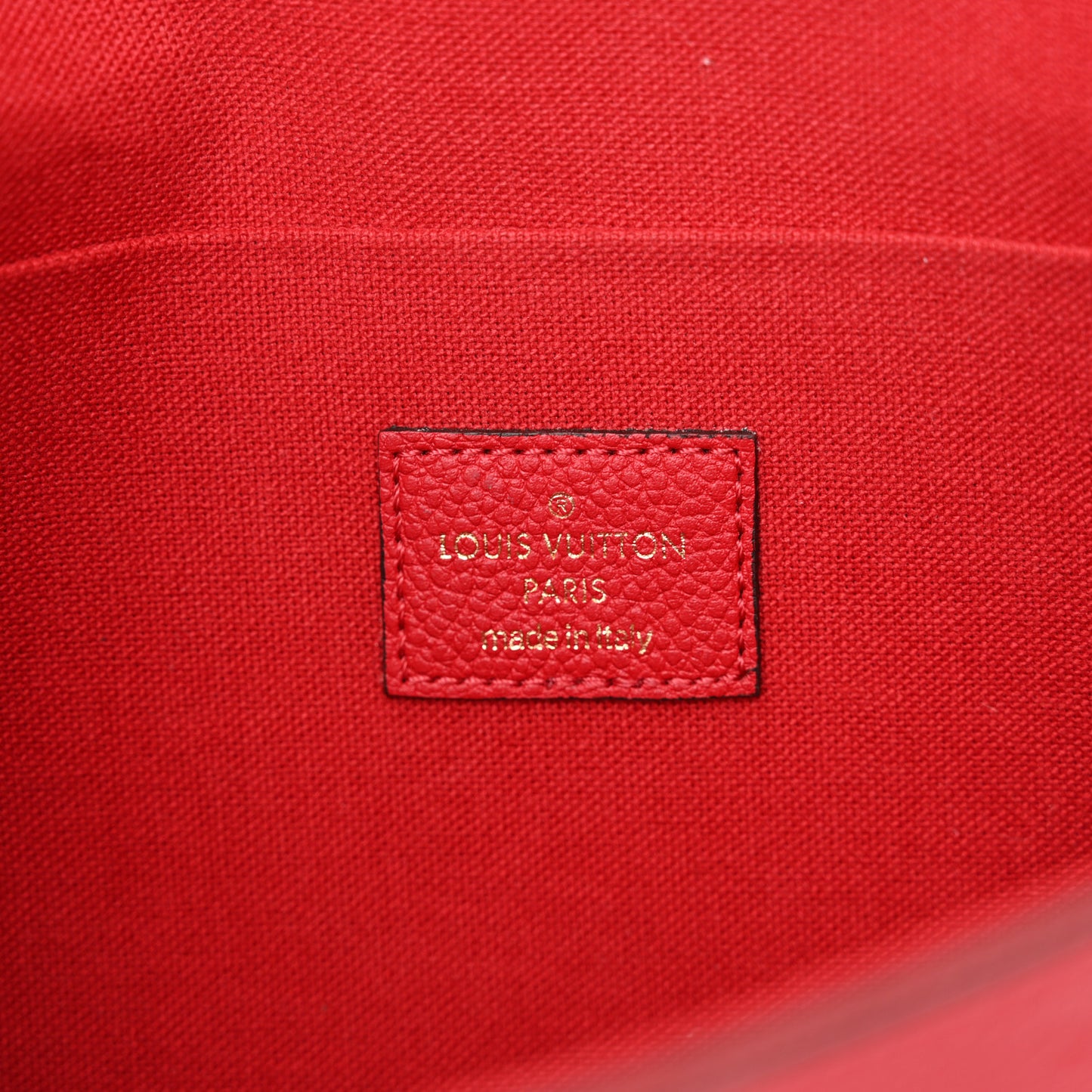 Empreinte Pochette Felicie Chain Wallet Scarlet