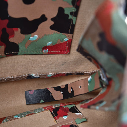 Valentino Garavani Canvas Camouflage Rockstud Messenger 8 of 12
