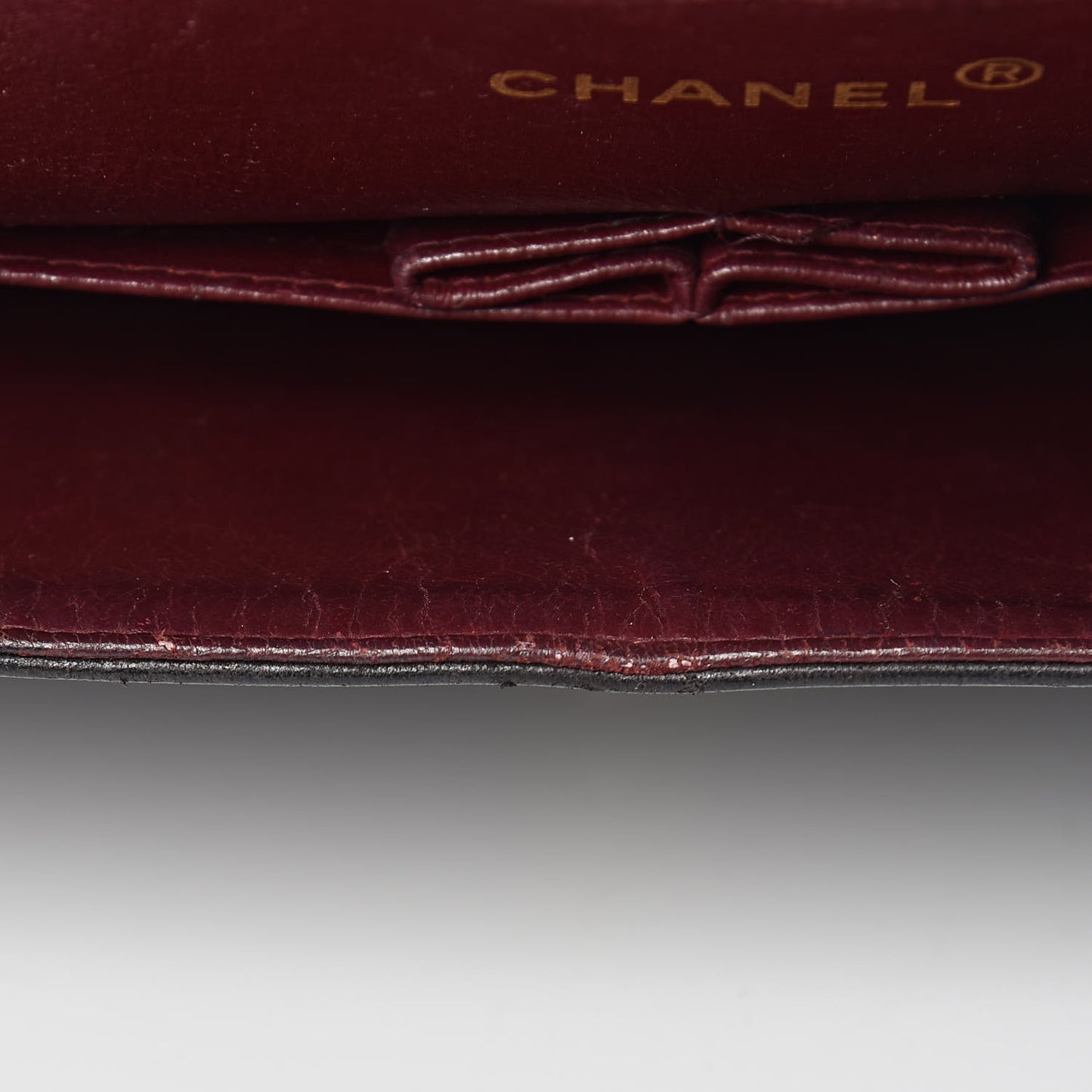 Lambskin Medium Single Flap Black