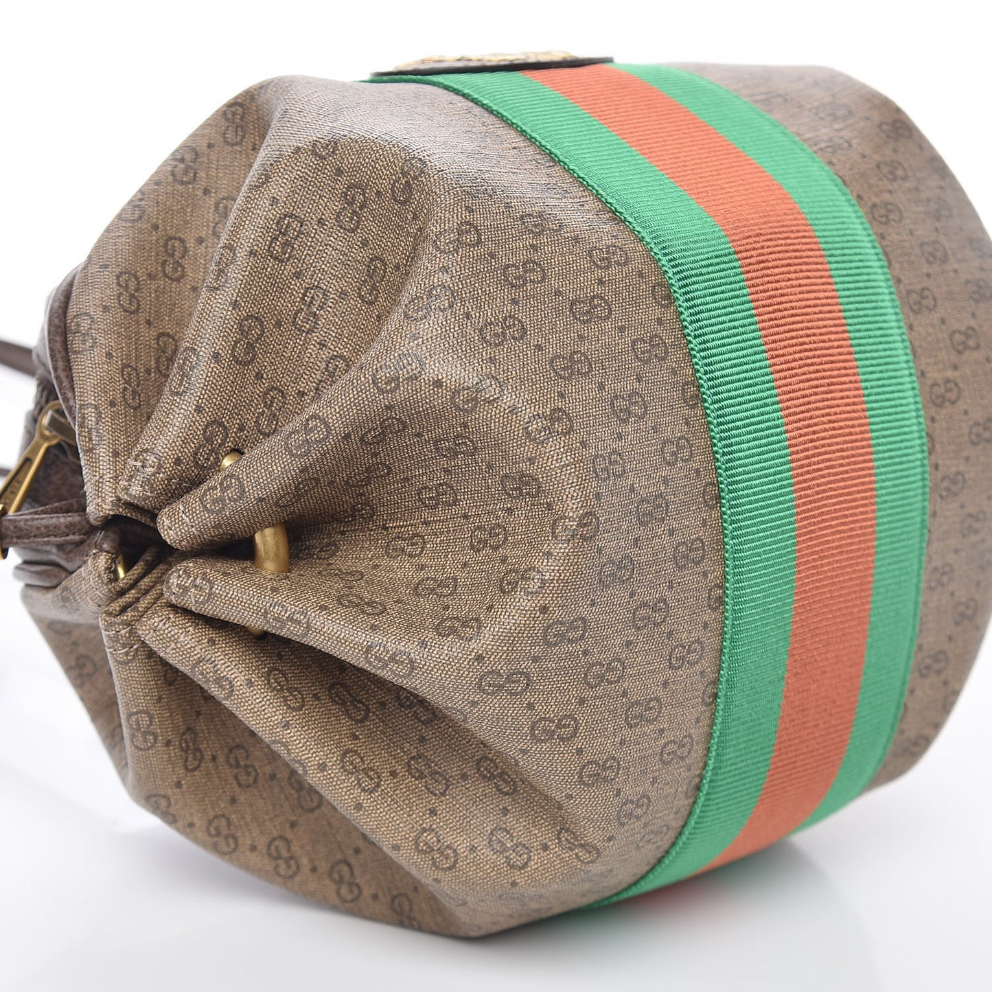 Mini Vintage GG Supreme Monogram Web Butterfly New Candy Crossbody Beige New Acero