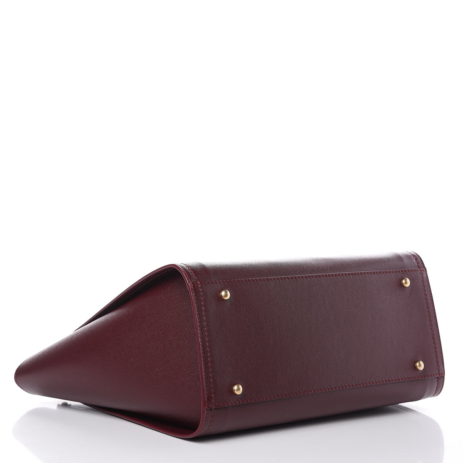 Chanel Caviar Small Studded Deauville Tote Burgundy 5 of 11