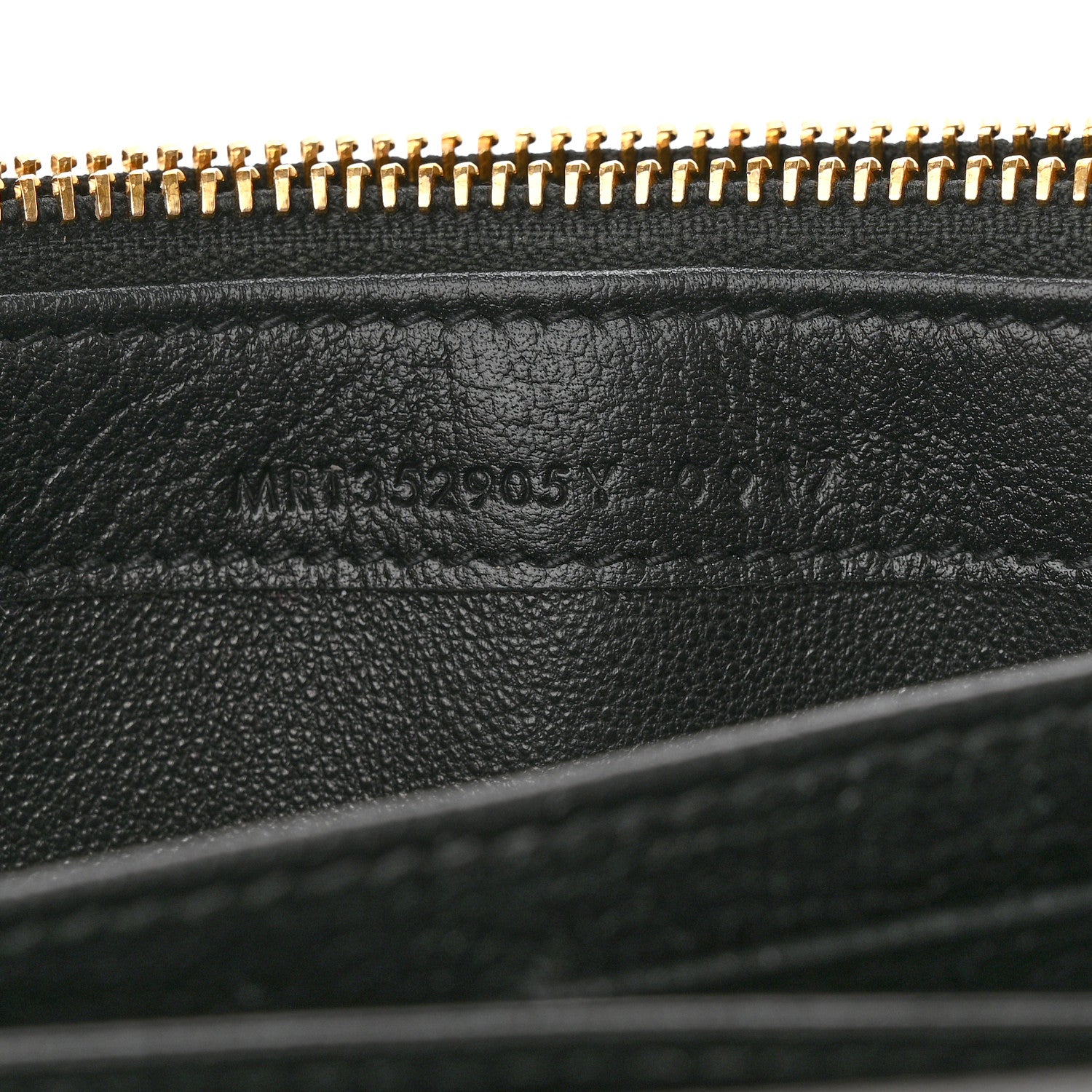 Saint Laurent Chevre Belle De Jour Flap Wallet Black 7 of 13