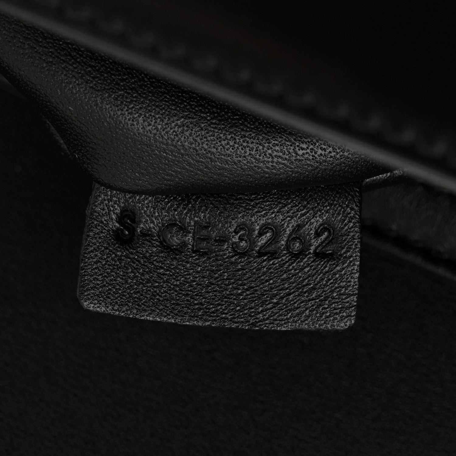 Celine Shiny Calfskin Teen Triomphe Black 7 of 10