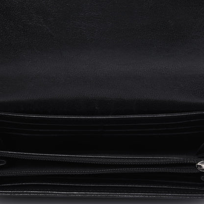 Chanel Sheepskin Quilted Mademoiselle Vintage Flap Wallet Black 4 of 14
