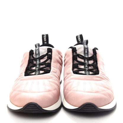 Fendi Nylon FFreedom Sneakers 39.5 White Rosa 5 of 11
