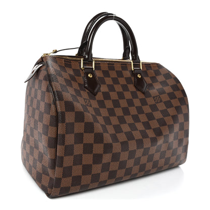 Louis Vuitton Damier Ebene Speedy 30 3 of 10