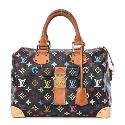 Louis Vuitton Monogram Multicolor Speedy 30 Black 1 of 13