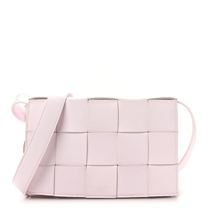 Bottega Veneta Lambskin Maxi Intrecciato Cassette Crossbody Bag Bliss Washed 1 of 9