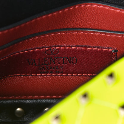 Valentino Garavani Calfskin Micro Rockstud Spike Shoulder Bag Lime 6 of 11