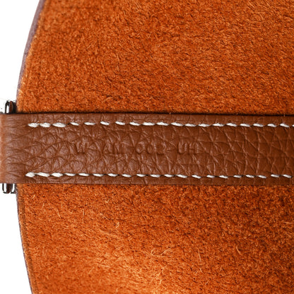 Hermes Taurillon Clemence Picotin Lock 22 MM Gold 7 of 13