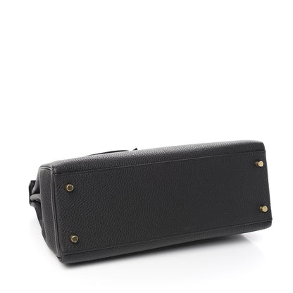 Hermes Togo Kelly Retourne 32 Black 3 of 10