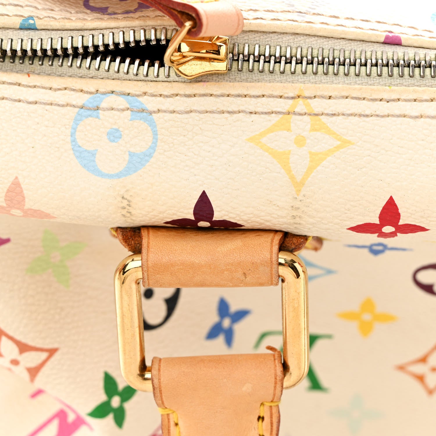 Louis Vuitton Monogram Multicolor Speedy 30 White 13 of 21