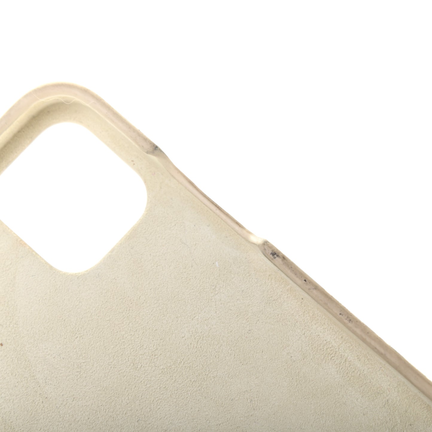 Calfskin Toile De Jouy iPhone 12 Pro Case Grey