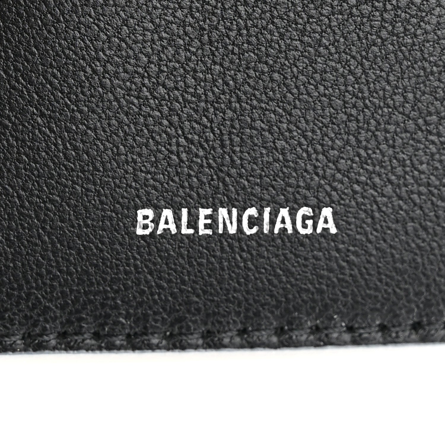 Balenciaga Smooth Calfskin Logo Envelope Compact Wallet White 6 of 8