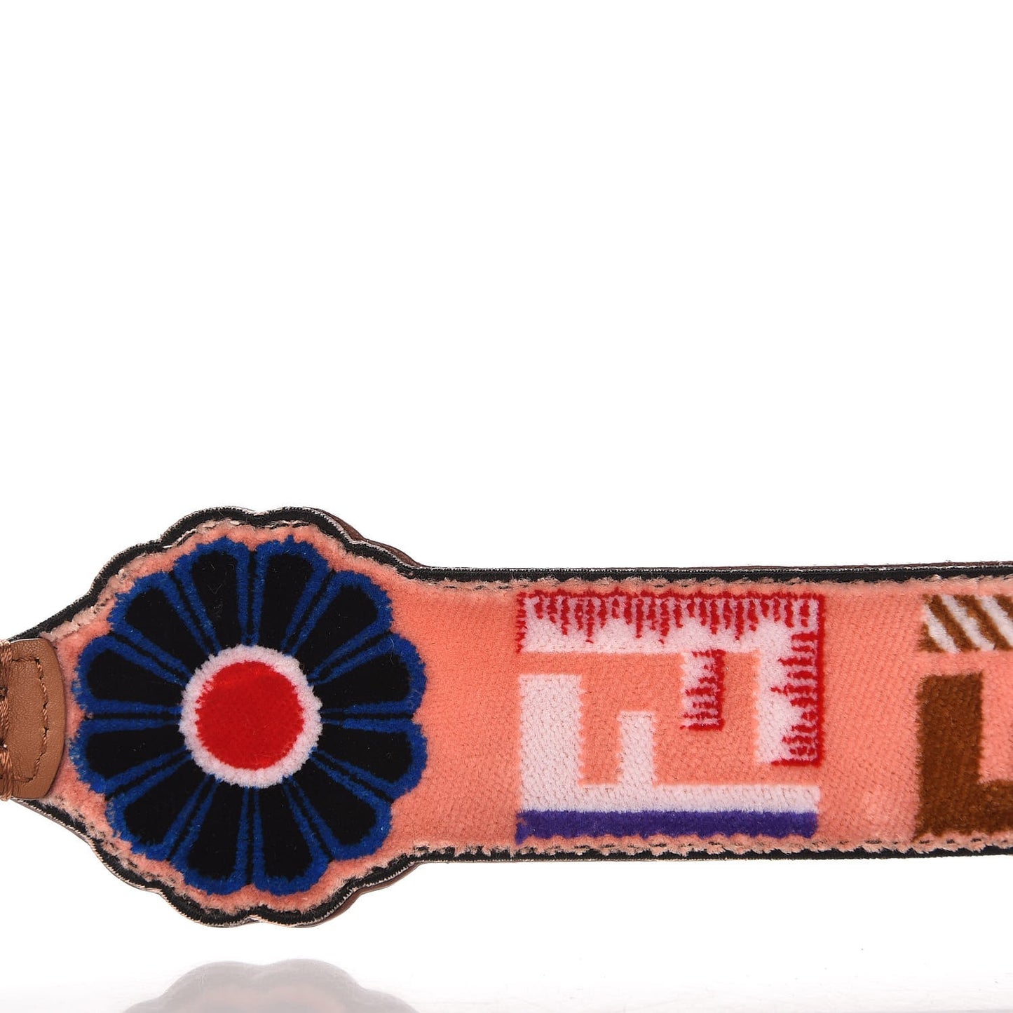 Velvet Fun Fair Mini Strap You Pink Brown Multicolor