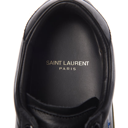 Saint Laurent Calfskin Court Classic Sneakers 39 Black 6 of 16