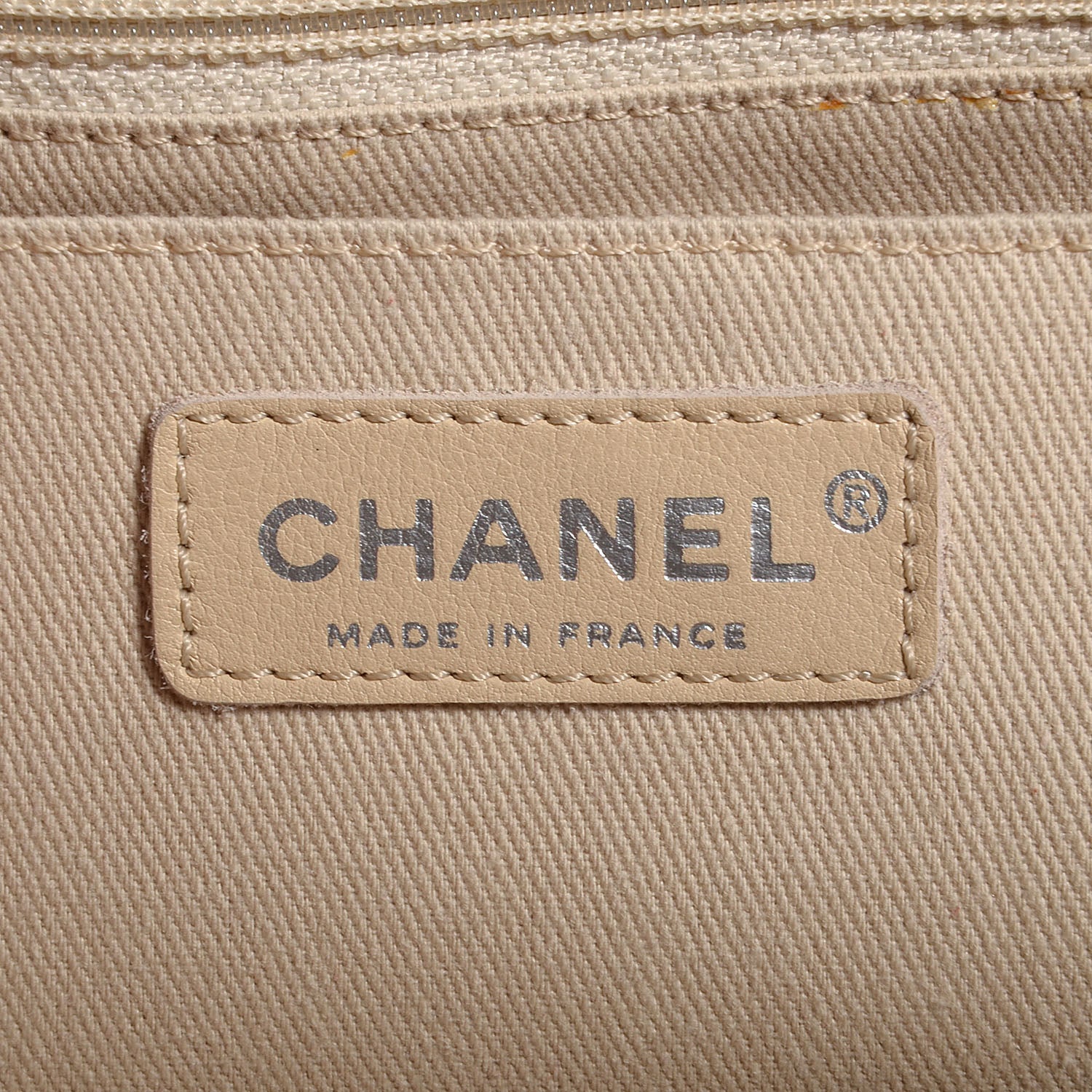 Chanel Lambskin Icons Secret Label Jumbo Flap Beige 6 of 7