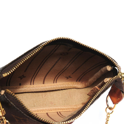 Louis Vuitton Monogram Complice Trunks and Bags Mini Pochette Accessories Beige 6 of 7