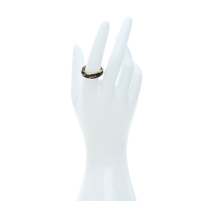 David Yurman 18K Yellow Gold 6mm Forged Carbon Band Ring 58 8.5 2 of 5