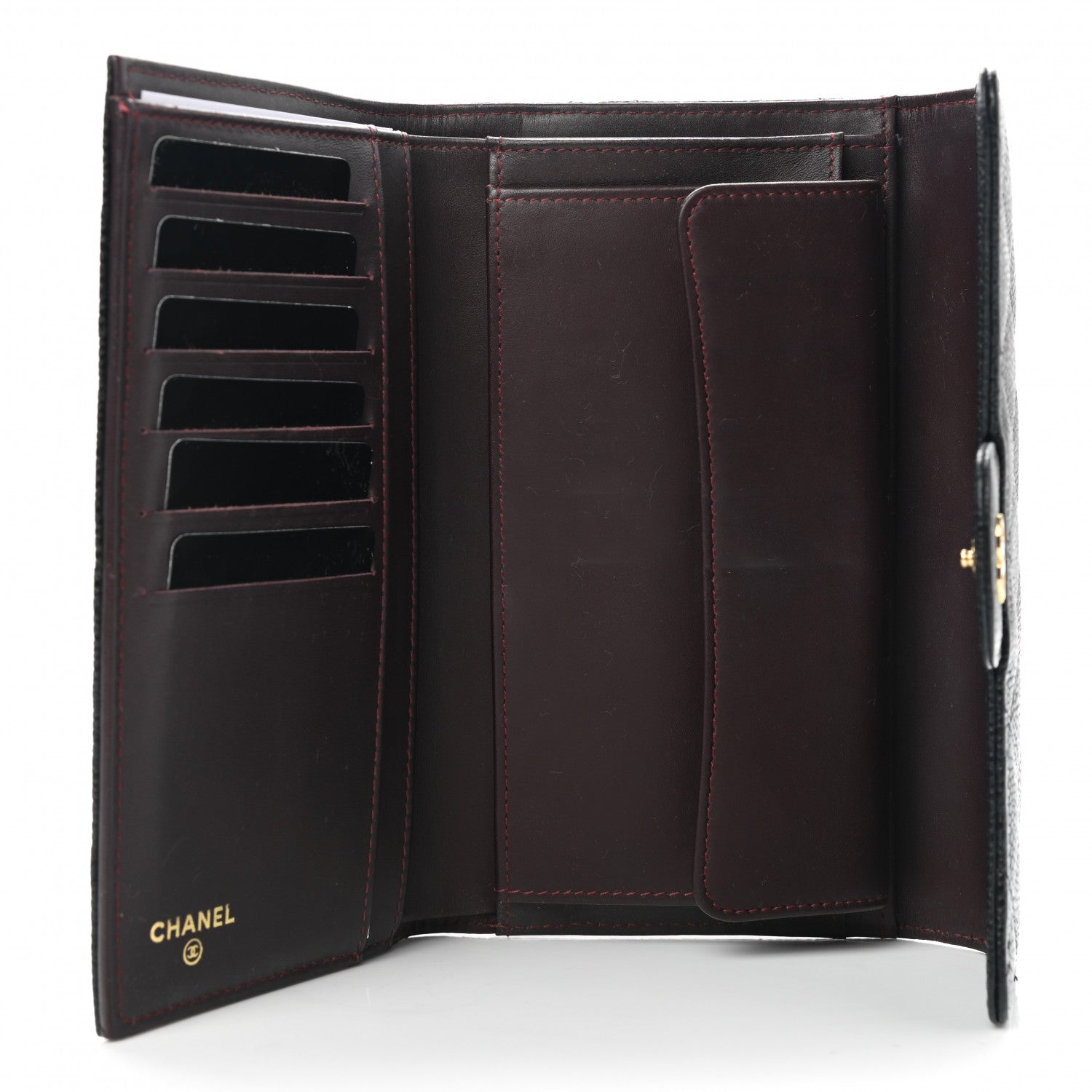 Chanel Caviar Quilted Large Flap Wallet Black 6 of 11