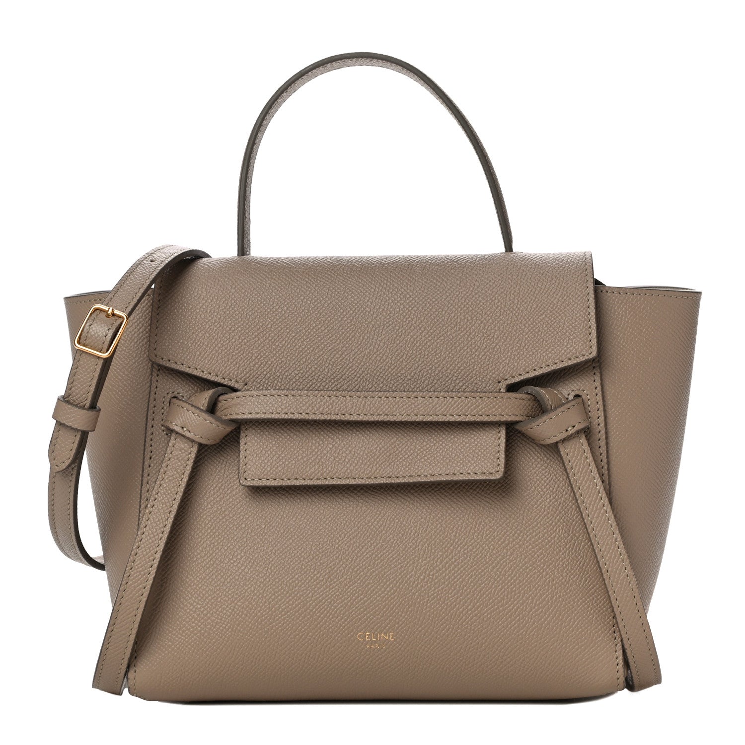 Celine Grained Calfskin Nano Belt Bag Light Taupe 1 of 11