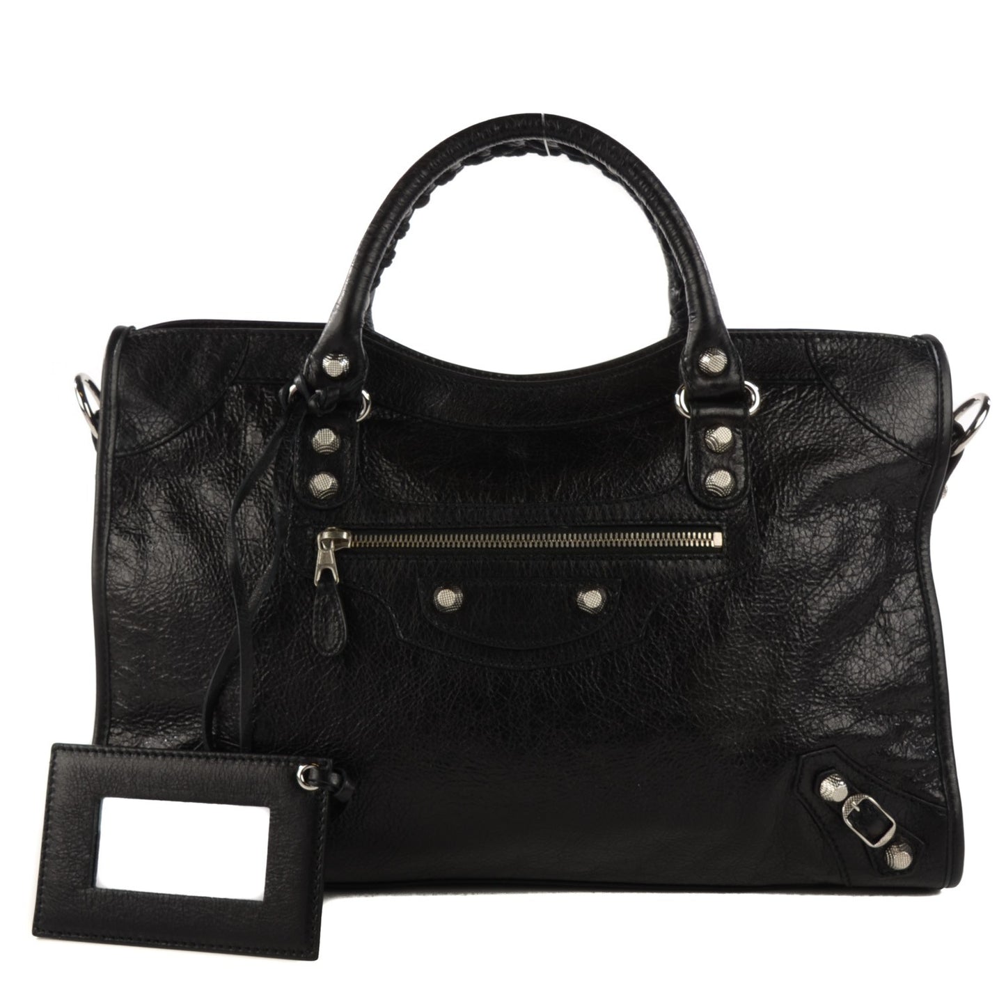 Agneau Giant 12 Silver Hardware City Black