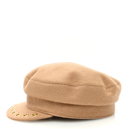 Hermes Wool Womens Vauban Cap Sailor 57 Beige 5 of 8