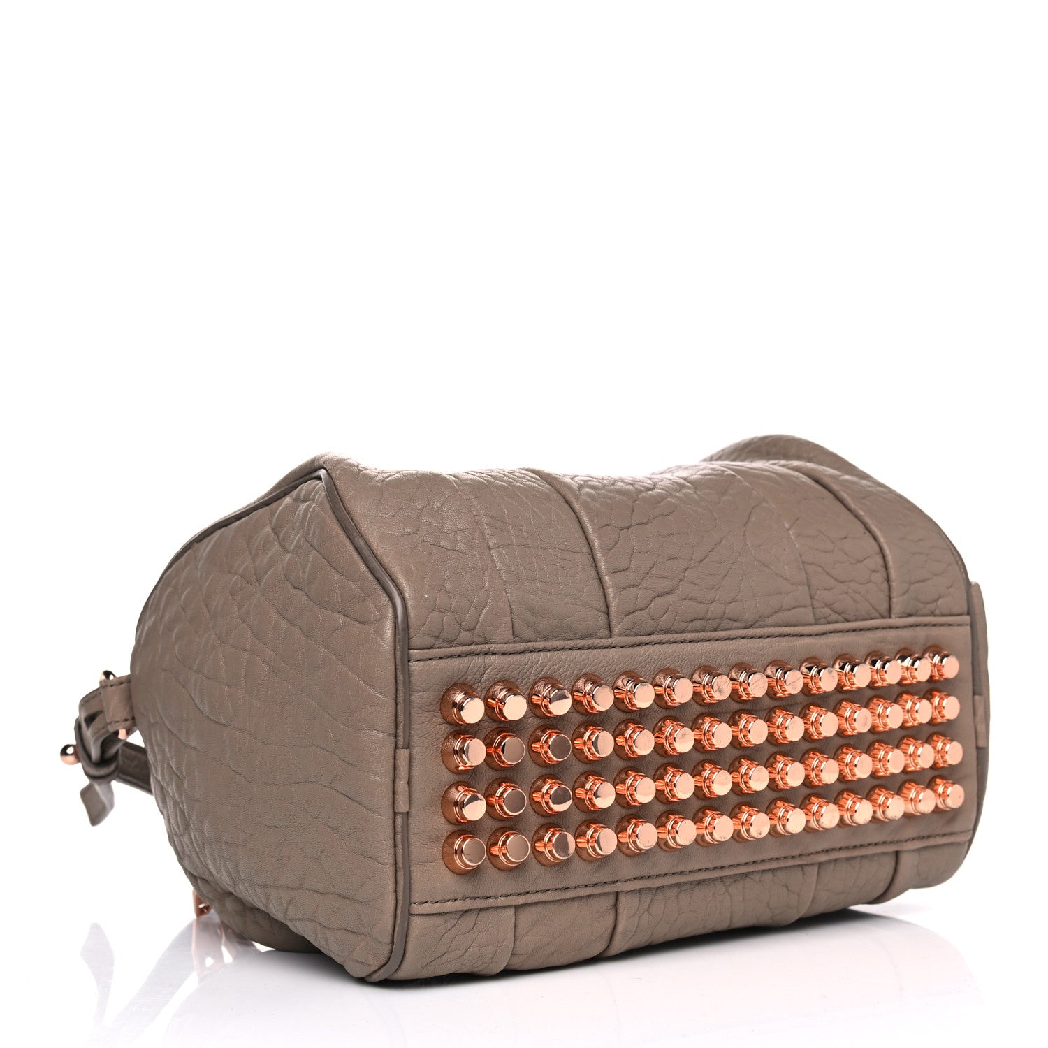 Alexander Wang Pebbled Lambskin Rockie Latte Rose Gold Hardware 3 of 7