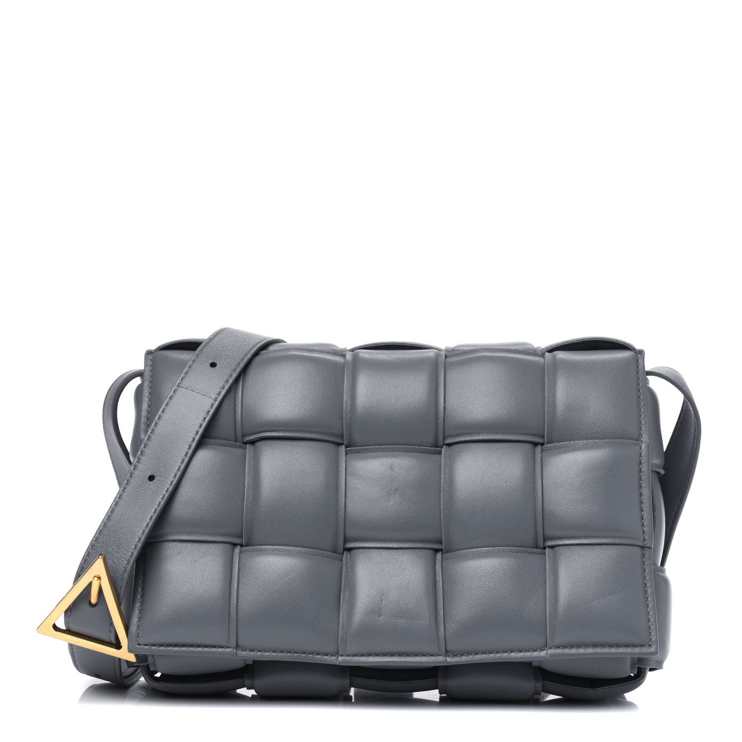 Bottega Veneta Nappa Maxi Intreccio Padded Cassette Crossbody Bag Thunder 1 of 4