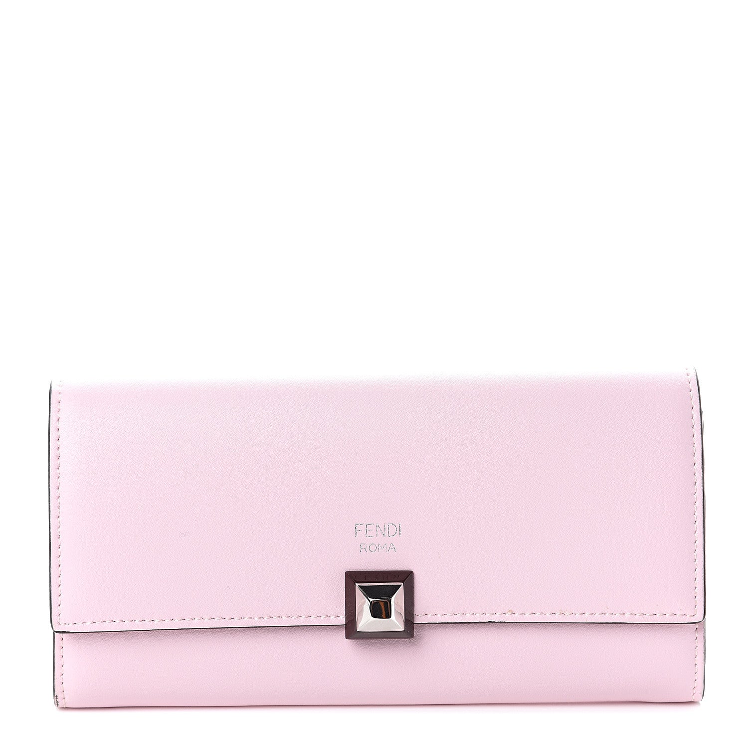 Fendi Vitello Liberty Studded Continental Wallet Peonia Multicolor 1 of 6