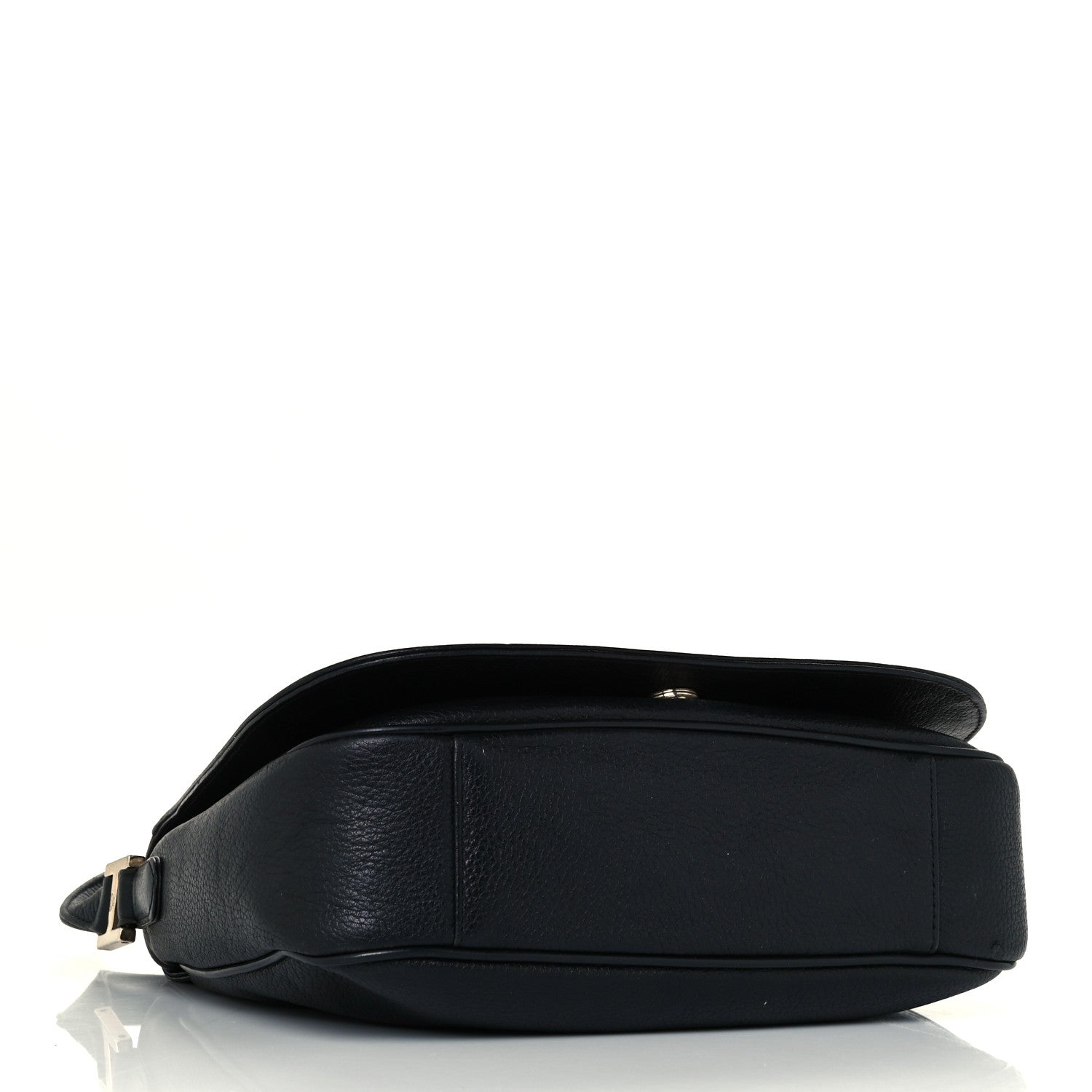 MCM Grained Calfskin Studded Crossbody Bag Black 4 of 9