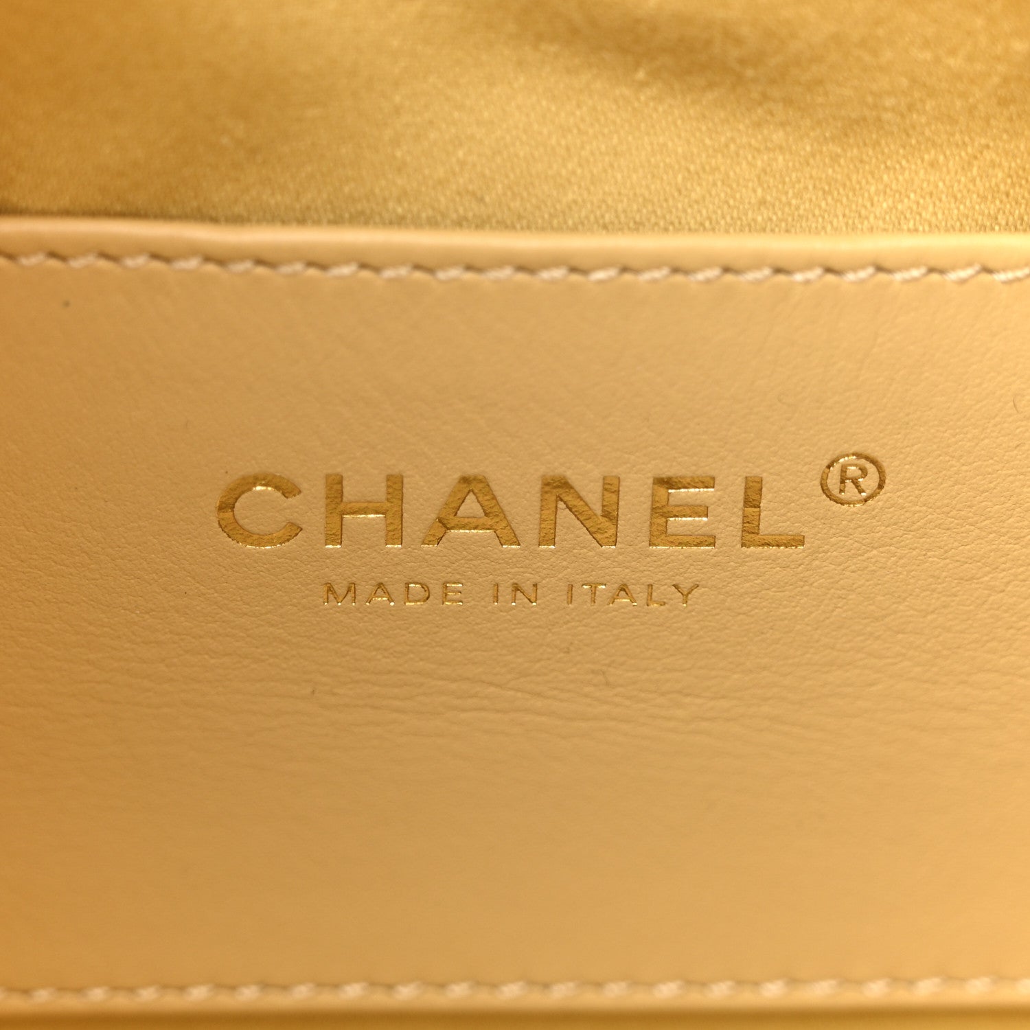 Chanel Metallic Caviar Quilted Mini Chanel 25 Handbag Gold 6 of 11