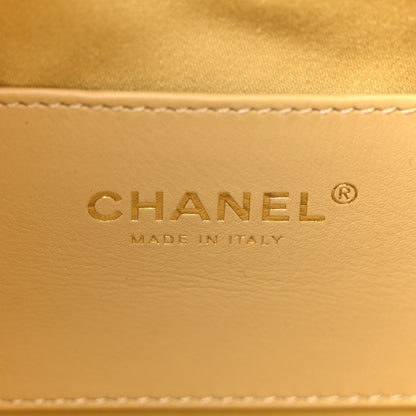 Chanel Metallic Caviar Quilted Mini Chanel 25 Handbag Gold 6 of 11