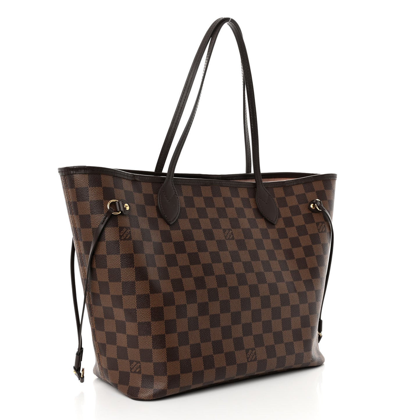 Damier Ebene Neo Neverfull MM Rose Ballerine