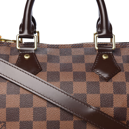 Louis Vuitton Damier Ebene Speedy Bandouliere 25 10 of 10