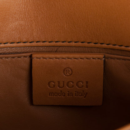Gucci Saddle Soft Lux Small Emily Chain Shoulder Bag New Banana 6 of 7