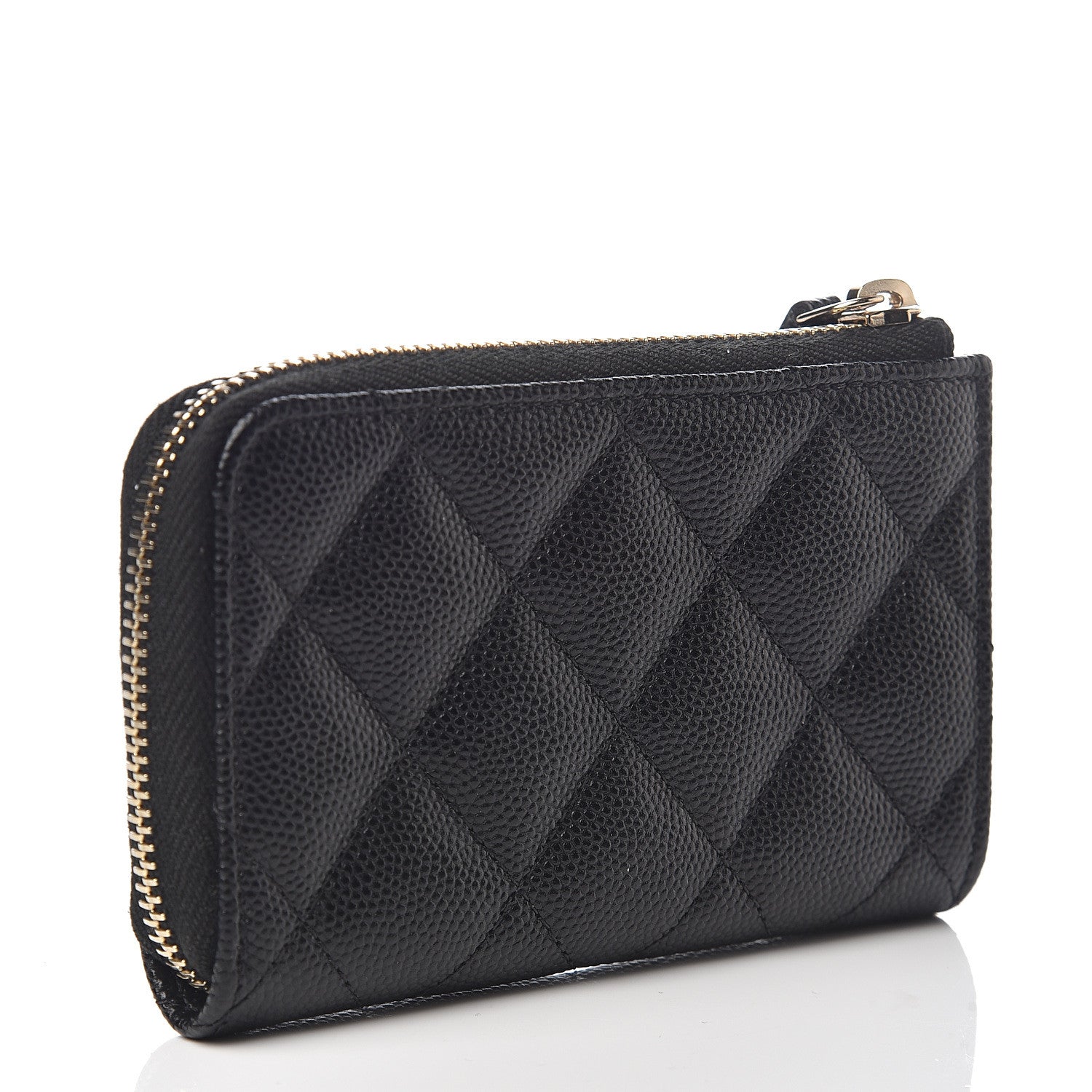 Chanel Caviar Quilted Key Holder Case Black 2 of 6