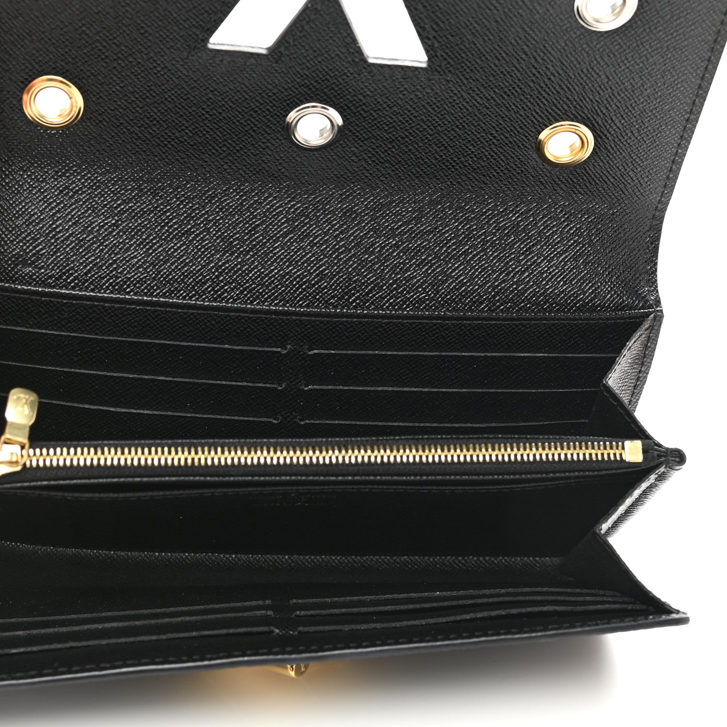 Louis Vuitton Epi Mechanical Flowers Twist Wallet Black 5 of 9