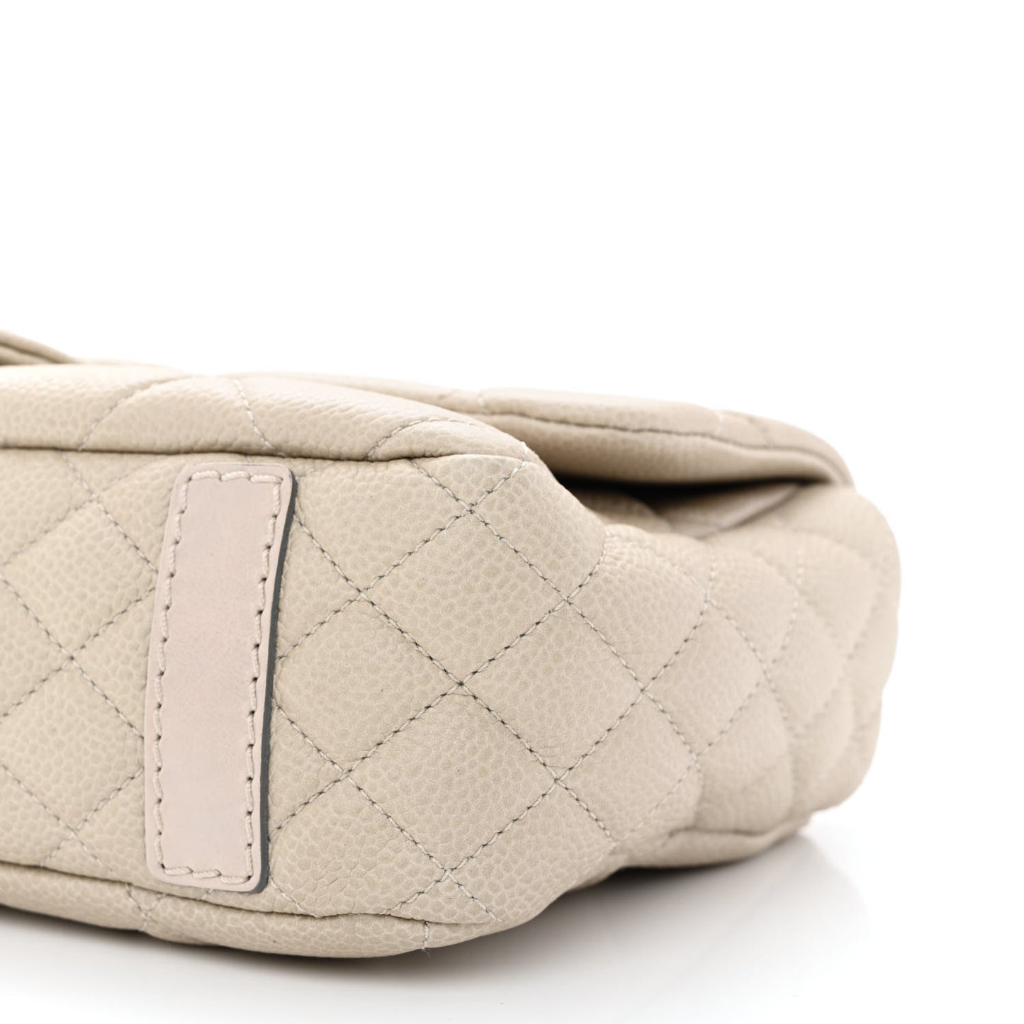 Caviar Quilted Coco Casual Flap Ivory