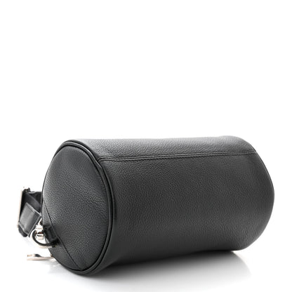 Christian Dior HOMME Grained Calfskin Mens Roller Pouch Black 4 of 9