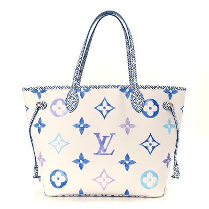 Louis Vuitton Monogram Giant By The Pool 2.0 Neverfull MM Blue 1 of 9