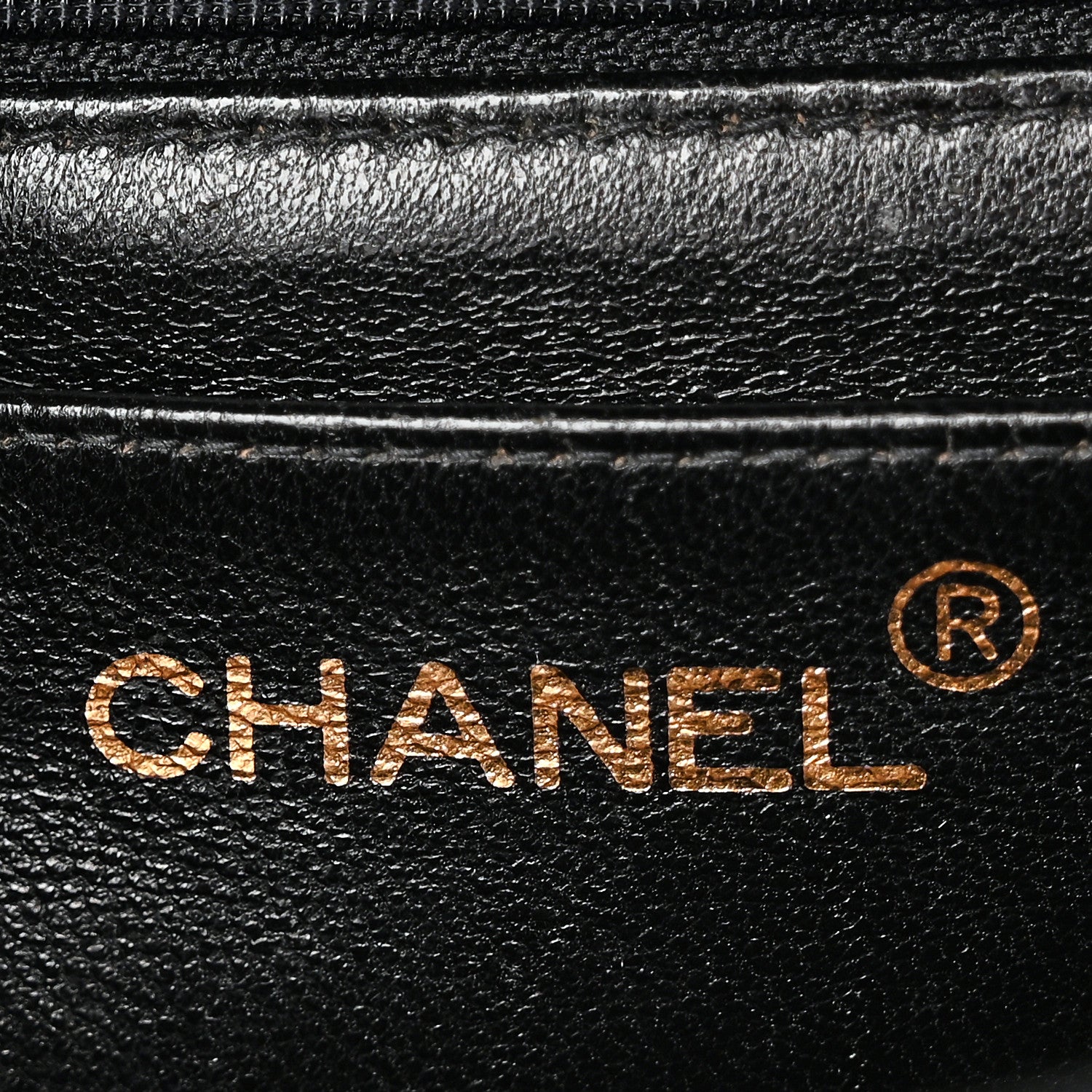 Chanel Caviar Chevron Quilted Jumbo Single Flap Black 6 of 10