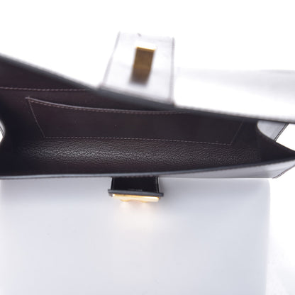 Hermes Box Medor 23 Clutch Chocolate 17 of 24