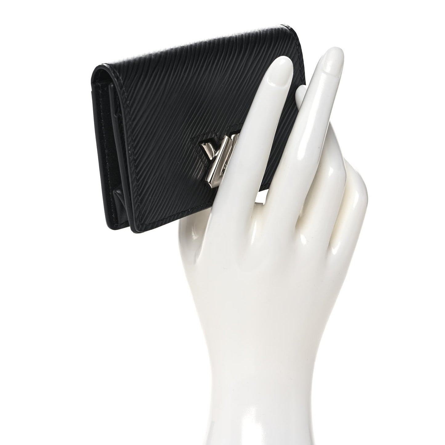 Epi Twist Compact Wallet Black