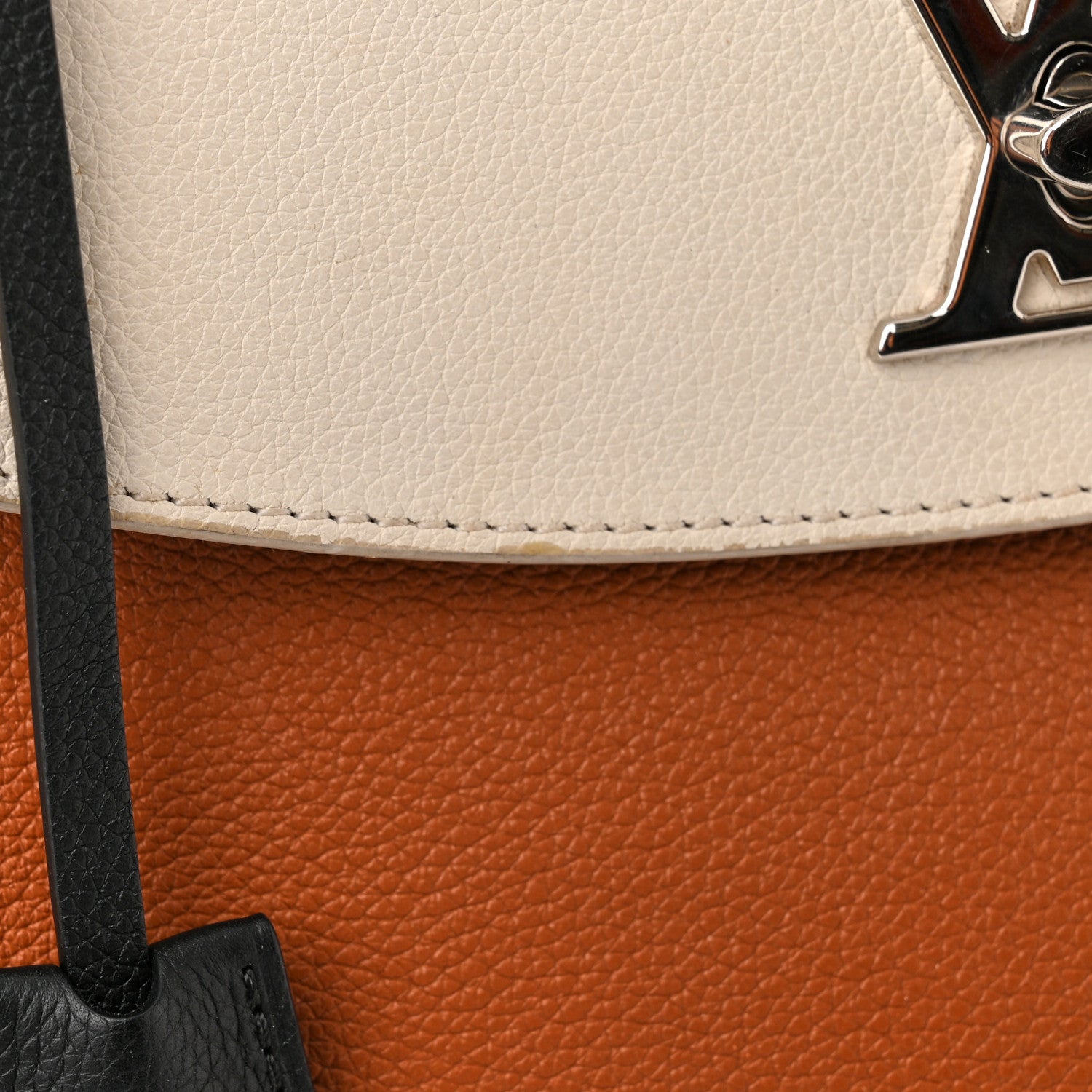 Louis Vuitton Soft Calfskin Lockme Ever BB Carmel Quartz Black 15 of 16