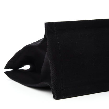Saint Laurent Linen Calfskin Rive Gauche Tote Black 6 of 10