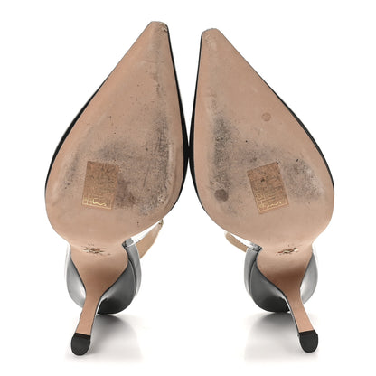 Christian Dior Patent Ribbon J'Adior Slingback 100mm Pumps 41 Black 6 of 9