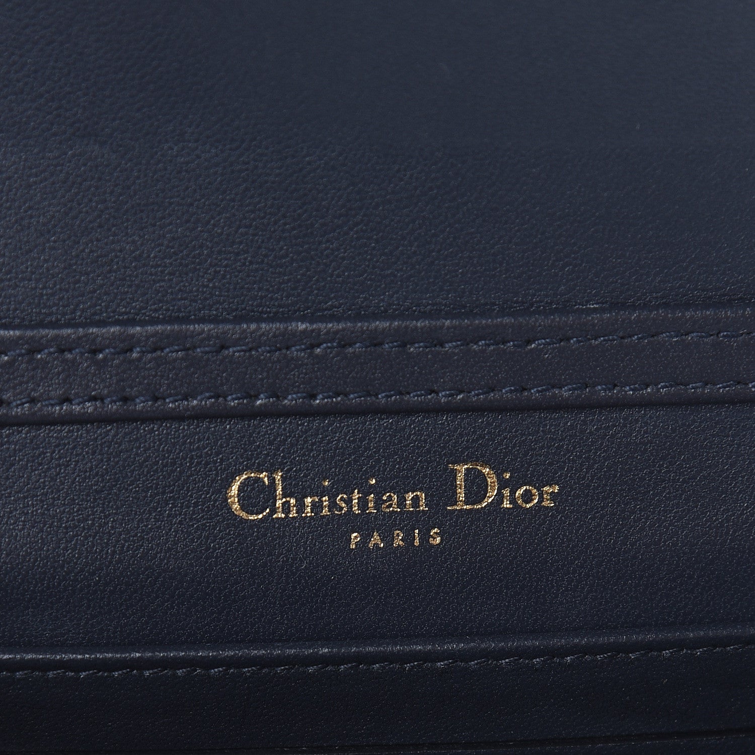 Christian Dior Metallic Patent Micro-Cannage Baby Diorama Flap Bag Champagne 6 of 11